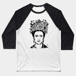 Floral Frida Baseball T-Shirt